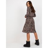 Fresh Made Dress-D73771M30365A-black-beige | Shoptok.si