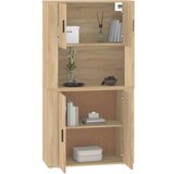  Visoka omara sonoma hrast inženirski les, (20820109) | Shoptok.si