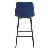  POZZA Tabure - Tamnoplavi Baršun / Crne Noge x 1 | shoptok.hr