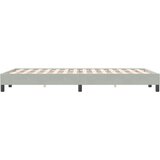 Box spring krevet bez madracem svjetlosivi 120x220cm baršunasti | shoptok.hr
