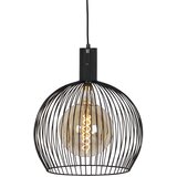 QAZQA Dizajn viseča svetilka črna 40 cm - Wire Dos | Shoptok.si