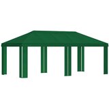 vidaXL Pokrov za gazebo 6 x 3 m Zelena Poliester 190, (5000219059) | Shoptok.si