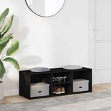  Klupa za spremanje obuće crna 105x35x35 cm konstruirano drvo | shoptok.hr
