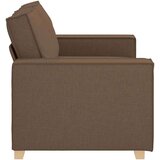  Dvosed kavč rjave barve 120 cm blago, (5000138103) | Shoptok.si