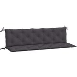  Jastuci za vrtnu klupu 2 kom antracit 180x50x7cm tkanine Oxford | shoptok.hr