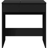 vidaXL Toaletni stolić s ogledalom crni 73 x 46,5 x 120 cm | shoptok.hr