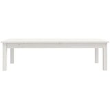  Stolić za kavu bijeli 110x50x30 cm od masivne borovine | shoptok.hr