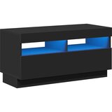 TV ormarić s LED svjetlima crni 80x35x40 cm | shoptok.hr