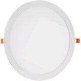 Avide ALU LED vgradni panel okrogli 24W nevtralno beli 4000K Cene