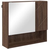  Ogledalo ormar Smeđi hrast 59 x 17 x 55 cm Konstruirano drvo | shoptok.hr