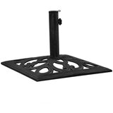  Stalak za suncobran crni 47 x 47 x 33 cm od lijevanog željeza | shoptok.hr