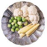 Vilde Zložljiv jekleni parni vložek 14–23 cm, (5000037454) | Shoptok.si