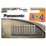Panasonic baterija alkalna AAA LR03EPS/10BW 6+4F | Eponuda.ba