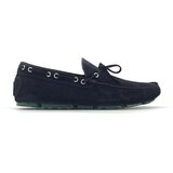 Duca di Morrone Mokasini & Jadralni čevlji Edoardo - Suede Blue/Green Modra | Shoptok.si