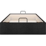  Otomanski okvir kreveta bez madraca crni 90x200 cm od tkanine | shoptok.hr