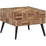  Stolić za kavu sivi 55x55x40 cm od masivne obnovljene tikovine | shoptok.hr