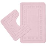 Catherine Lansfield Svijetlo ružičaste kupaonske prostirke u setu 2 kom za WC 50x80 cm Armoni – Cijene