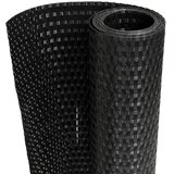 Balkonski zaslon crni 300 x 90 cm od poliratana | shoptok.hr