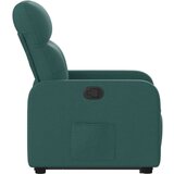  Naslonjač na podizanje od tkanine tamnozeleni | shoptok.hr