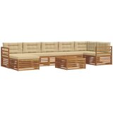  Set vanjskih sofa 8 kom. Prirodna i bež | shoptok.hr