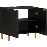 Maison Chic Kopalniška omara za umivalnik črna 62x33x58 cm inženirski les, (21758917) Cene