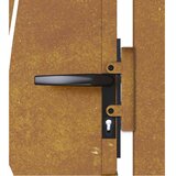  Vrtna vrata 100x75 cm Corten čelik dizajn s travom | shoptok.hr