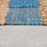 Flair Rugs Plava/u prirodnoj boji ručno rađena staza od mješavine jute 60x230 cm Medina Jute – | shoptok.hr