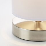 Brilliant Stona lampa CLARIE 1xE14/40W/230V mat hrom/bela | Eponuda.com