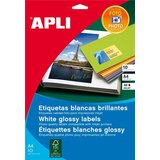 Apli Bele nalepke, foto kakovost 199,6x289,1 1/stran, 10 listov, (20475872) | Shoptok.si