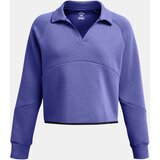 Under Armour Sweatshirt Unstoppable Flc Rugby Crop-PPL - Women | Shoptok.si