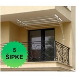 PLAFONSKA susilica za ves sa 5 sipki 1.8m tavanska susilica za ves | Eponuda.com