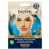 Bioten Hyaluronic Gold Hydrogel Eye Patches hidrogel jastučići s hijaluronskom kiselinom i zlatnim proteinima 5,5 g za žene