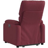  Električni naslonjač na podizanje od tkanine boja vina | shoptok.hr