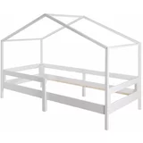 Roba Bijeli dječji krevet u obliku kućice 90x200 cm –