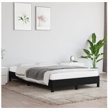  Za krevet crni 120 x 200 cm od tkanine | shoptok.hr