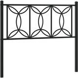 vidaXL Metalno uzglavlje crno 107 cm Cijene