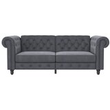 Støraa Temno siva žametna raztegljiva sedežna garnitura 236 cm Felix – | Shoptok.si