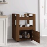  Kolica boja hrasta 60 x 45 x 80 cm konstruirano drvo | shoptok.hr
