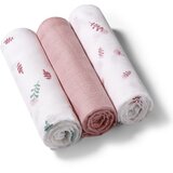 BabyOno Tetra plenice Muslin Cveče, roza | Shoptok.si