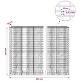  Gabion s žicom debljine 3 5 mm i mrežom 5x10 cm 650x20x200 cm - 20 cm 200 cm 650 cm | shoptok.hr