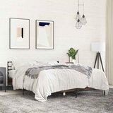  Okvir za krevet smeđi hrast 150x200cm konstruirano drvo i metal | shoptok.hr