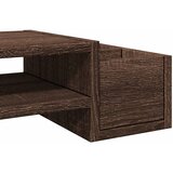  Stalak za monitor s pohranom boja hrasta 70 x 27 x 15 cm drveni | shoptok.hr