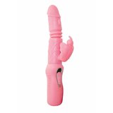  Wanle Zeka vibrator, 12 modova vibracije, 12 modova pomeranja, 27 cm, Roze | Eponuda.com