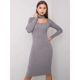 Och Bella Dress-TW-SK-BI-ZS5178.84-dark gray Cijene