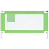 vidaXL Sigurnosna ograda za dječji krevet zelena 140 x 25 cm tkanina | shoptok.hr