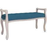  Klop modra 110x45x60 cm žamet | Shoptok.si
