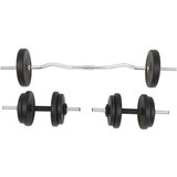 vidaXL Set Šipki i Utega 30 kg | shoptok.hr