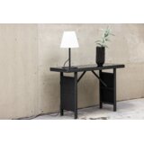 Venture Home Padova vrtni stolić 120 &amp;times; 40 cm, crni Slike