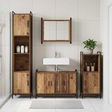  Set ormarića za kupaonicu 2 kom. Staro drvo 65,5 x 34 x 61 cm | shoptok.hr