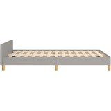  Okvir za krevet bez madraca svjetlosivi 120x190 cm od tkanine | shoptok.hr